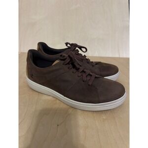 ECCO Soft 7 Mens Cocoa Brown Oil Nubuck Leather Sneakers 430004 Size 40 US 6-6.5